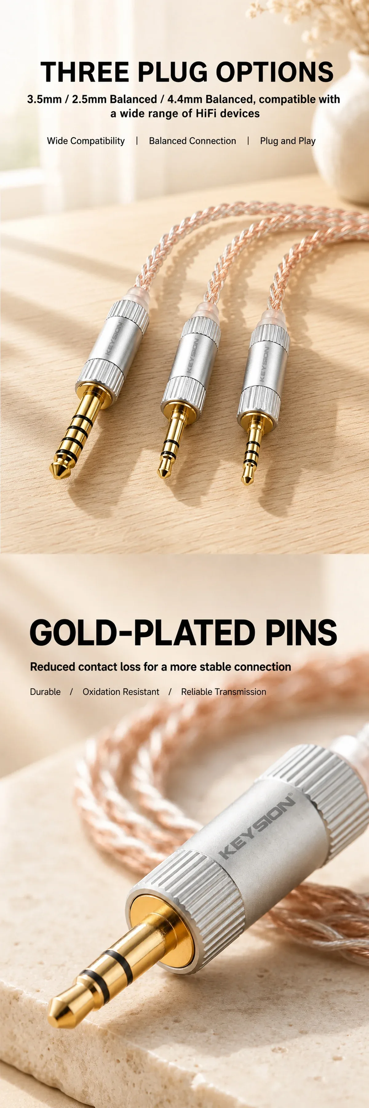 Headphone HiFi Upgrade Cable 3
