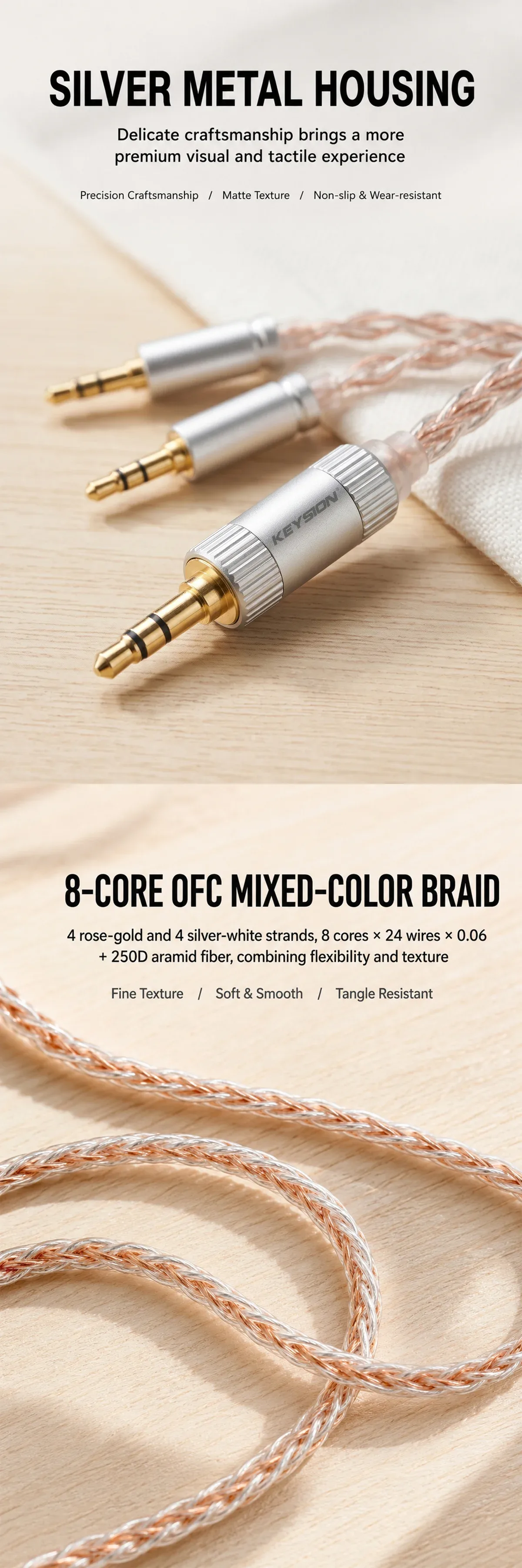 Headphone HiFi Upgrade Cable 6